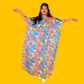 8-Bit A-Frames Pocket Caftan in 2 options