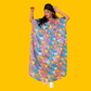 8-Bit A-Frames Pocket Caftan in 2 options