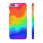 Bespattered Facade Rainbow Heat Map Snap Case