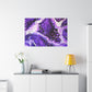 Bespattered Facade Purple Haze Stretched Matte Canvas Art Prints | Multiple Sizes