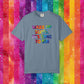 Bespattered Facade Rainbow Wake Up Colorful LGBTQ+ Pride Premium Unisex Comfort Colors Garment Dyed 100% Cotton T-Shirt