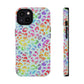 Bespattered Facade Bright Rainbow Leopard Impact-Resistant Case