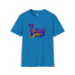 Bespattered Facade Neon "Easy Tiger" Colorful Unisex Softstyle T-Shirt