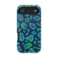 Bespattered Facade Emerald Leopard Impact-Resistant Case