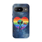Bespattered Facade Rainbow Extraterrestrial Pride Tough Case