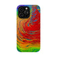 Bespattered Facade Rainbow Vortex Impact-Resistant Case
