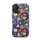 Bespattered Facade Colorful Flowers Impact-Resistant Case