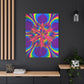 Bespattered Facade Fluid Art Abstract Painting Stretched Matte Canvas Art Prints | Multiple Sizes