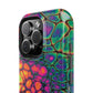 Bespattered Facade Neon Butterfly Abstract Art MagSafe Tough Case