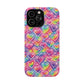 Bespattered Facade Rainbow Graffiti Hearts Impact-Resistant Case