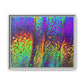 Bespattered Facade Neon Lava Framed Canvas Art Print | 3 Frame Colors | Multiple Sizes