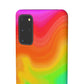 Bespattered Facade Rainbow Heat Map Snap Case