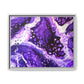 Bespattered Facade Purple Haze Framed Canvas Art Print | 3 Frame Colors | Multiple Sizes