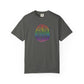 Bespattered Facade Rainbow Brain Line Art Premium Unisex Comfort Colors Garment Dyed 100% Cotton T-Shirt