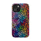 Bespattered Facade Rainbow Paint Splatter Leopard Impact-Resistant Case