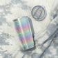 Bespattered Facade Pastel Rainbow Leopard Vagabond Spill-Resistant Lid Stainless-Steel Tumbler 20oz