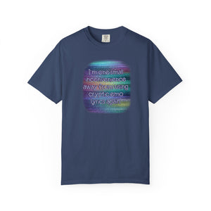 Bespattered Facade "Cryptic Emo Lyrics" Colorful Premium Unisex Comfort Colors Garment Dyed 100% Cotton T-Shirt
