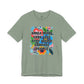 “Smile More, Care Less...” Bella Canvas Unisex Jersey Short Sleeve Tee T-Shirt