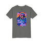 Bespattered Facade Rainbow Eat the Rich Colorful Retro Orcas Youth Short Sleeve Tee