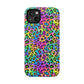 Bespattered Facade Candy Coated Neon Leopard Impact-Resistant Case