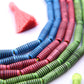 Grooved Barrels: Hand Carved Tube Shape Bone Beads, 5x25mm