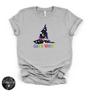Queer Witch Tee | Pride Witchy Graphic T-Shirt