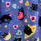 Purple Cat Doris Skirt