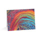 Bespattered Facade Rainbow Rings Greeting Cards | Sets of 1, 10, 30, or 50