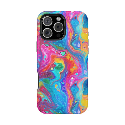 Bespattered Facade Rainbow Flow MagSafe Tough Case