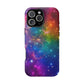Bespattered Facade Rainbow Universe Impact-Resistant Case