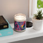 Bespattered Facade Semi-Motivational Scented Soy Candle — "Be Nice or F*ck Off" (9oz)