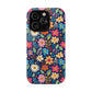 Bespattered Facade Colorful Flowers Impact-Resistant Case