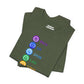 Chakra Affirmation T-Shirt – Know, See, Speak, Love, Strive, Feel, Ground | Spiritual Graphic Tee