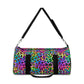 Bespattered Facade Candy Coated Neon Leopard Duffel Bag