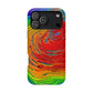 Bespattered Facade Rainbow Vortex Impact-Resistant Case