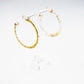 Hoops - Gold Glitter