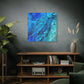 Bespattered Facade Resin Petri Macro Photograph Stretched Matte Canvas Art Prints | Multiple Sizes