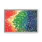 Bespattered Facade Rainbow Seaside Framed Canvas Art Print | 3 Frame Colors | Multiple Sizes