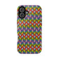 Bespattered Facade Rainbow Chevron Tiles Impact-Resistant Case