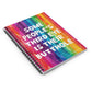 Bespattered Facade Rainbow "Third Eye" Spiral Notebook - Lined Pages