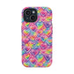 Bespattered Facade Rainbow Graffiti Hearts Impact-Resistant Case