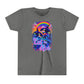 Bespattered Facade Rainbow Eat the Rich Colorful Retro Orcas Youth Short Sleeve Tee