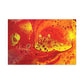 Bespattered Facade Flamin' Hot Stretched Matte Canvas Art Prints | Multiple Sizes