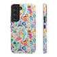 Bespattered Facade Rainbow Doodles Impact-Resistant Case