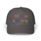 Childless Cat Lady Rainbow Embroidered Classic Cap (10 Hat Colors)