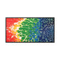 Bespattered Facade Rainbow Seaside Framed Canvas Art Print | 3 Frame Colors | Multiple Sizes