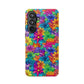 Bespattered Facade Bright Rainbow Flowers Impact-Resistant Case