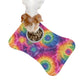 Bespattered Facade Rainbow Tie Dye Pet Feeding Mats (3 Shapes)