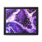 Bespattered Facade Purple Haze Framed Canvas Art Print | 3 Frame Colors | Multiple Sizes