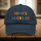 Bespattered Facade "Rainbow Is the New Black" Colorful Embroidered Distressed Dad Hat